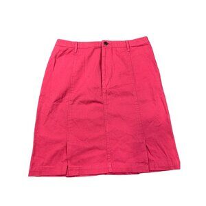 Vintage Duck Head Skirt Women 10P Pink Petite Front Pleat Casual Classic Y2K